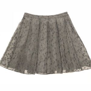 Anne Klein Gray Mini Skirt